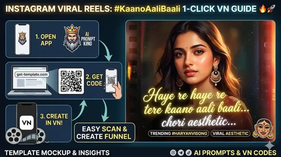 How to Make Viral "Kano Aali Baali" Reels in 1-Click (Using AI Prompt King)
