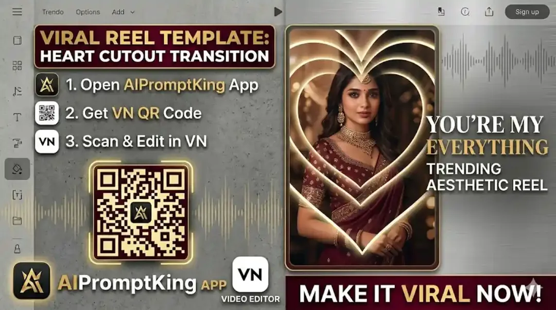 How to Make the Viral Tu Hi Hai Kismat Romantic Reel (VN Code Tutorial)