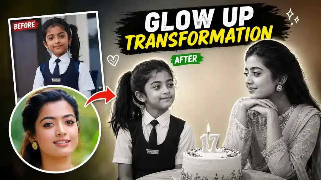 Viral Then and Now Childhood Photo Editing Prompts AI Tutorial!