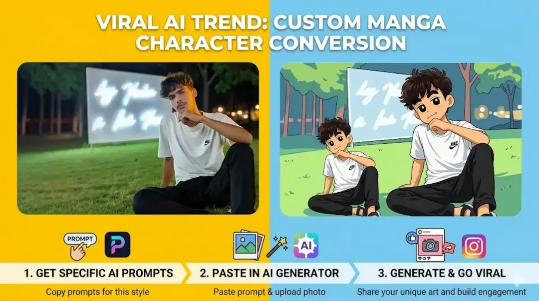 How to Turn Your Photos into Crayon Shin chan Best Characters (Viral AI Trend)