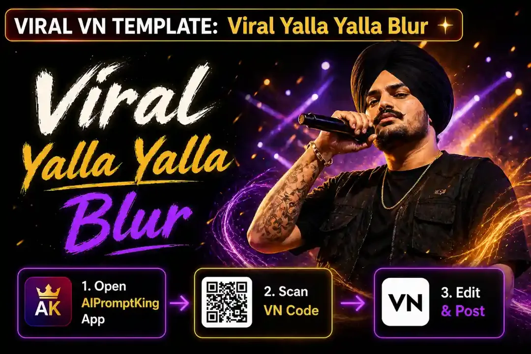 How to Make the Viral Yalla Yalla Blur Reveal Best Reel VN Code Tutorial!