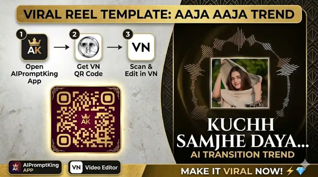 Create the Viral Kuchh Samjhe Daya Transition Best Reel in 2 Minutes!