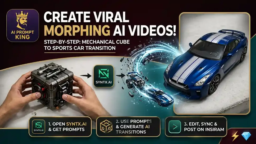 How to Create Viral Mechanical Cube to Car Best AI Videos Step by Step Guide 2026!