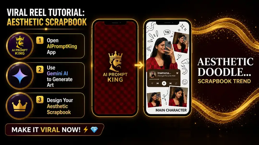 Master the Viral 2026 Aesthetic Scrapbook Trend with Gemini AI!