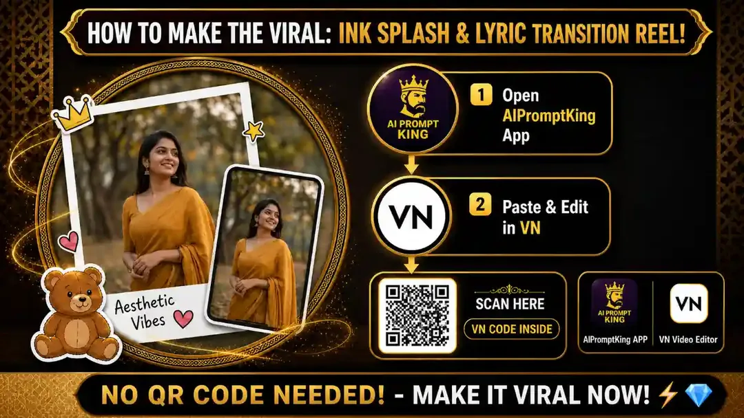 Create the Viral Ink Splash Lyric Reel in Best 3 Easy Steps!